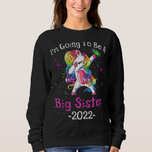 Sudadera Unicornio Voy a ser una gran hermana 2022