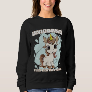 Sudadera Unicornios convierten a Meh en Unicornio Mágico