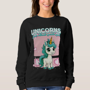 Sudadera Unicornios Su Escuadrón De Espuma Ultima Unicornio