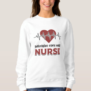 Sudadera Unidad de Cuidados Intensivos Enfermera Medicina d