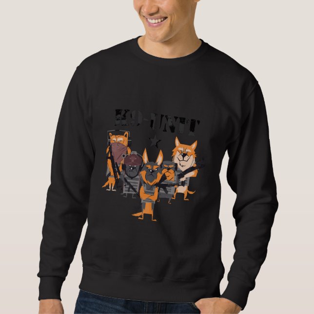 Sudadera Unidad de Perros Policías K9 (Anverso)
