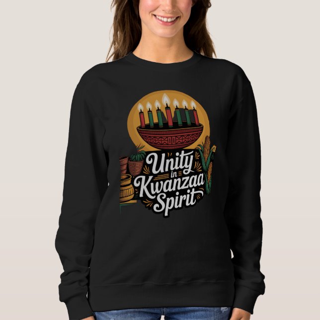 Sudadera Unidad en el Espíritu de Kwanzaa (Anverso)