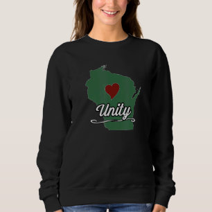 Sudadera UNIDAD Wisconsin WI EE. UU. Ciudad Estado Recuerd
