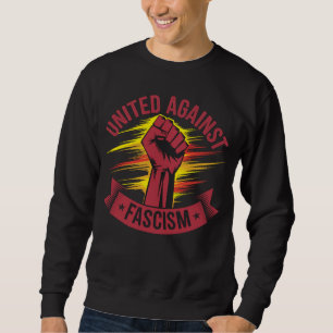 Sudadera Unidos contra el fascista no antifascista