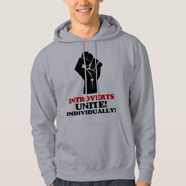 Sudadera Unidos de introvertidos (Anverso)