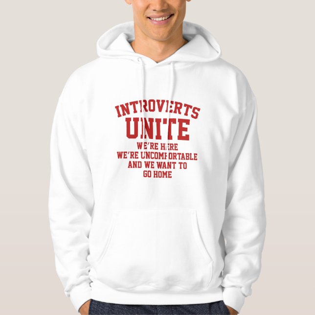 Sudadera Unidos de introvertidos (Anverso)
