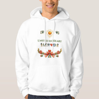 Sudadera Unidos en Corazón: Jeroglífico del Antiguo Egipto