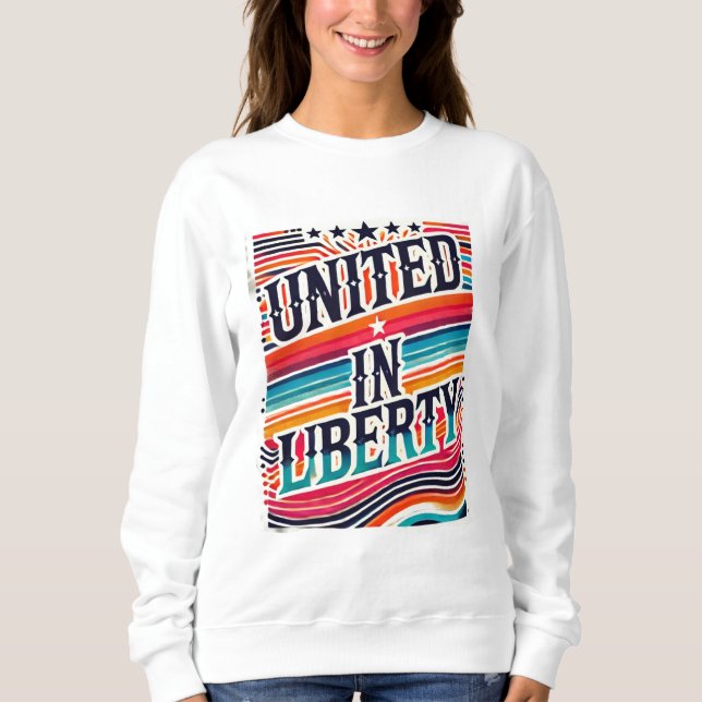 Sudadera Unidos en la libertad (Anverso)
