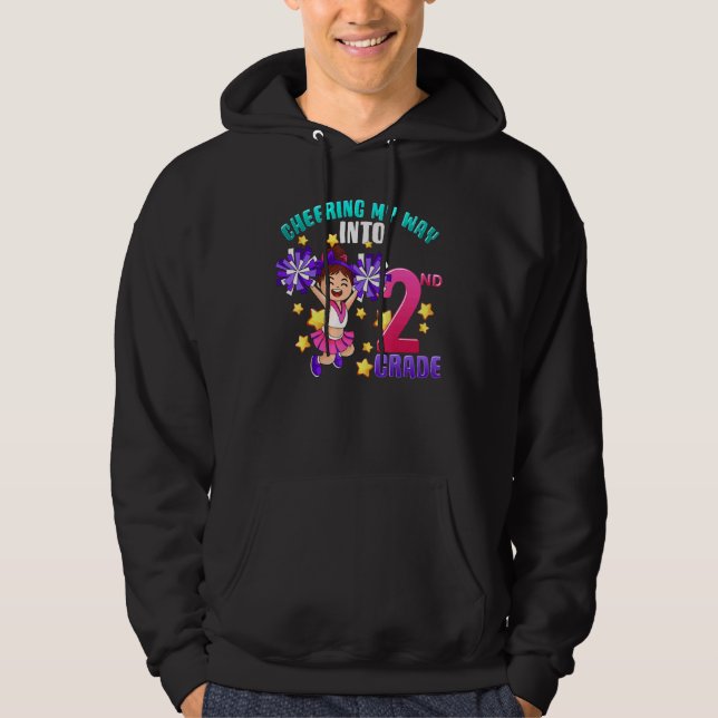 Sudadera Uniforme de animadora de 2do grado Primer día de c (Anverso)