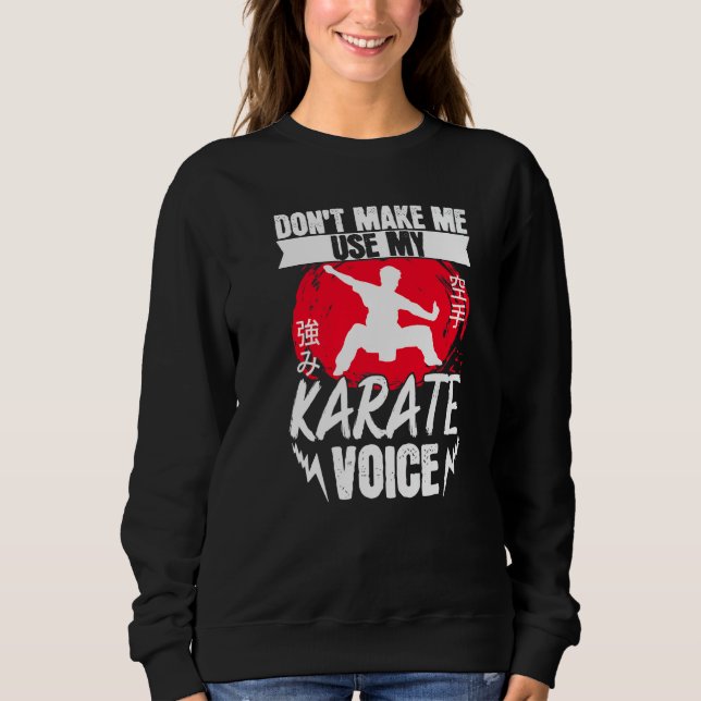 Sudadera Uniforme de Karate Cinturón Negro Gi No Me Hagas U (Anverso)