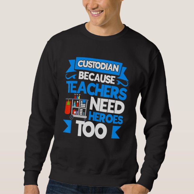 Sudadera Uniforme de trabajo de Janitor Apreciación de Cust (Anverso)