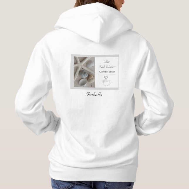 Sudadera uniforme del personal de la cafetería costera (Reverso)