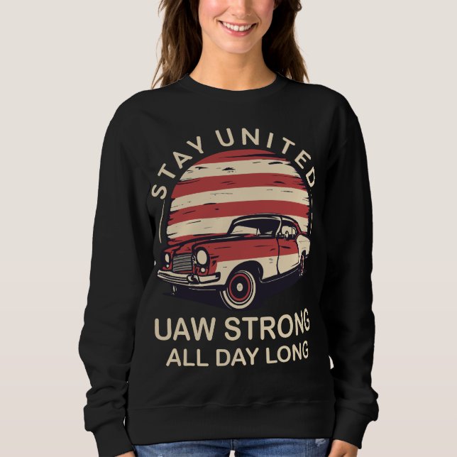 Sudadera Unión de Trabajadores Unidos de la Huelga de Traba (Anverso)