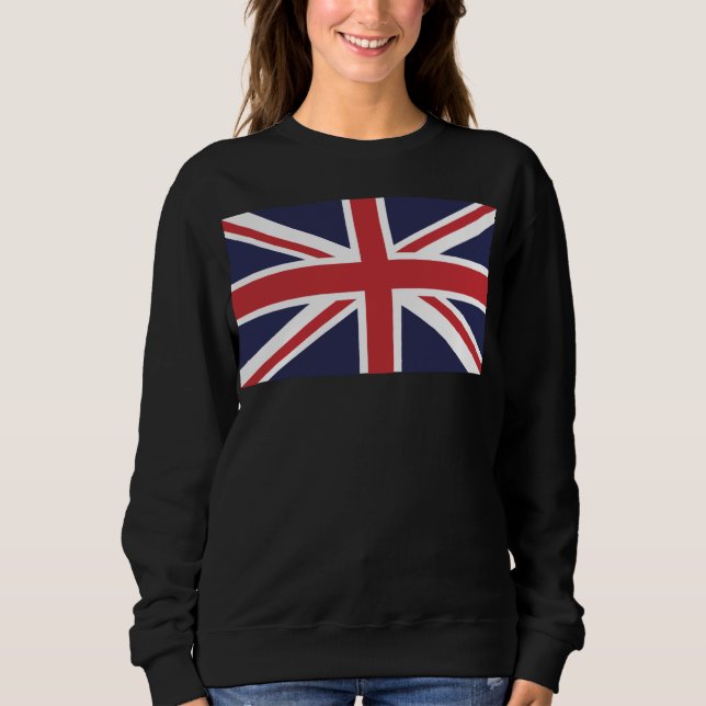 Sudadera Union Jack or Union Flag, the national flag of the (Anverso)