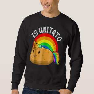 Sudadera ¿Unitato-Is Potato Como Se Ve En Los Televisores D