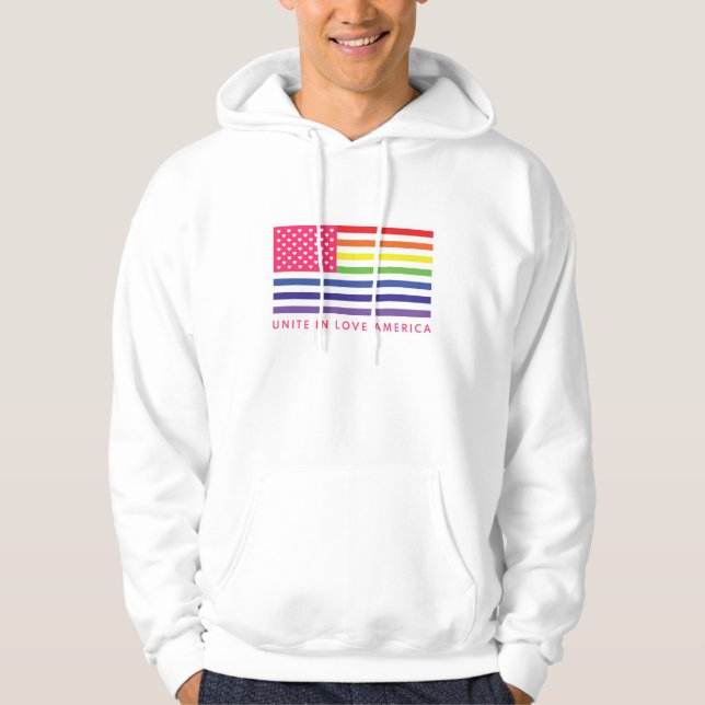 Sudadera Unite In Love America - (Anverso)