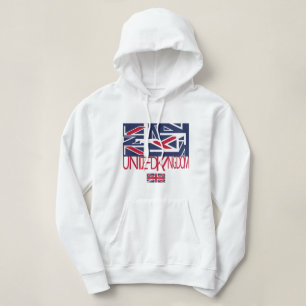 Sudadera United Kingdom UK flag BY MASANSER PIXELAT