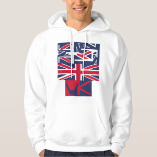 Sudadera United Kingdom UK flag BY MASANSER PIXELAT