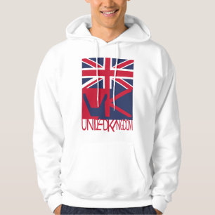 Sudadera United Kingdom UK flag BY MASANSER PIXELAT