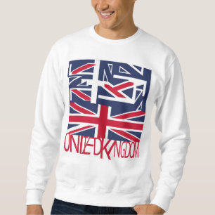 Sudadera United Kingdom UK flag BY MASANSER PIXELAT