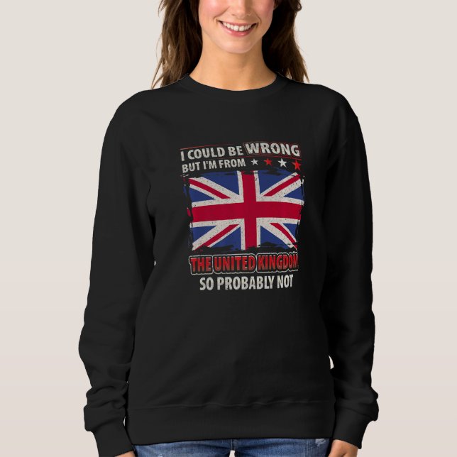 Sudadera United Kingdom Union Jack Country Flags of the Wor (Anverso)