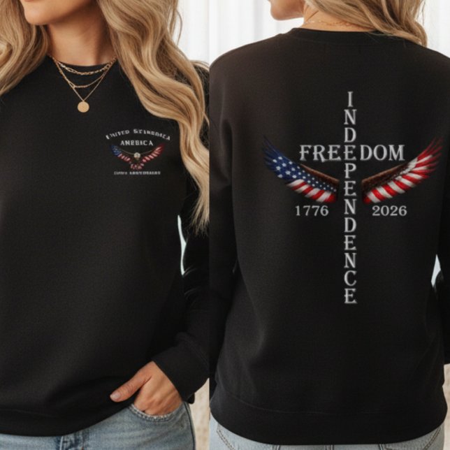 Sudadera United States of America 250th Independence (Freedom Independence - USA 250th Anniversary Eagle Wings 1776-2026)