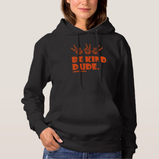 Sudadera Unity day be kind dude peace dot sign Orange Anti