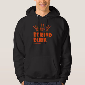 Sudadera Unity day be kind dude peace dot sign Orange Anti