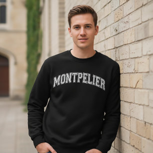 Sudadera Universidad al estilo de Montpelier College Améric