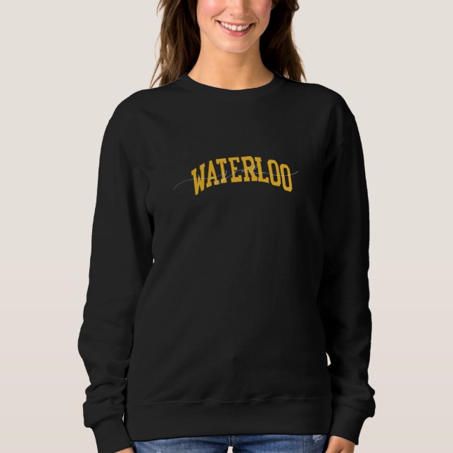 Sudadera Universidad chica de Waterloo  (Anverso)