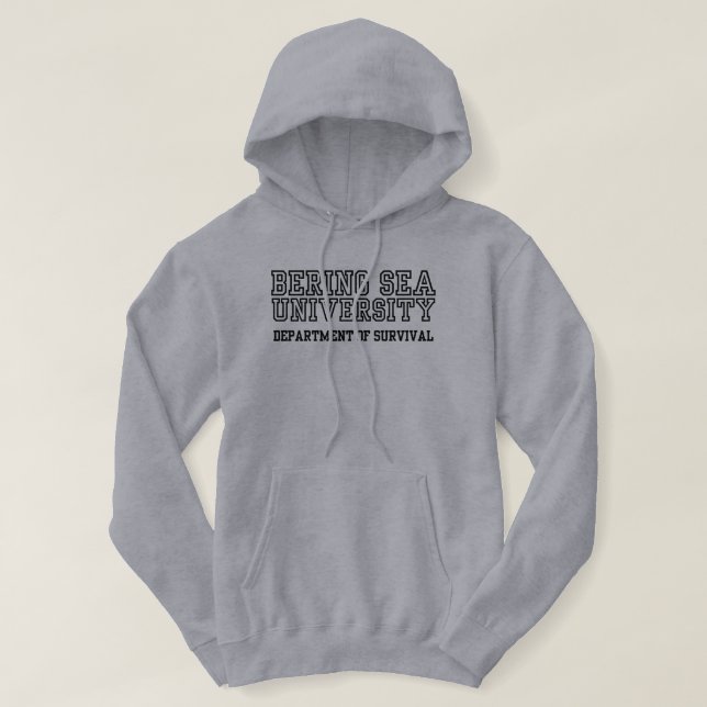 Sudadera Universidad de Pesca del Mar de Bering (Diseño del anverso)