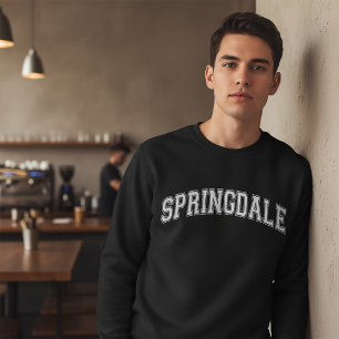 Sudadera Universidad de SPRINGDALE Estilo Americano