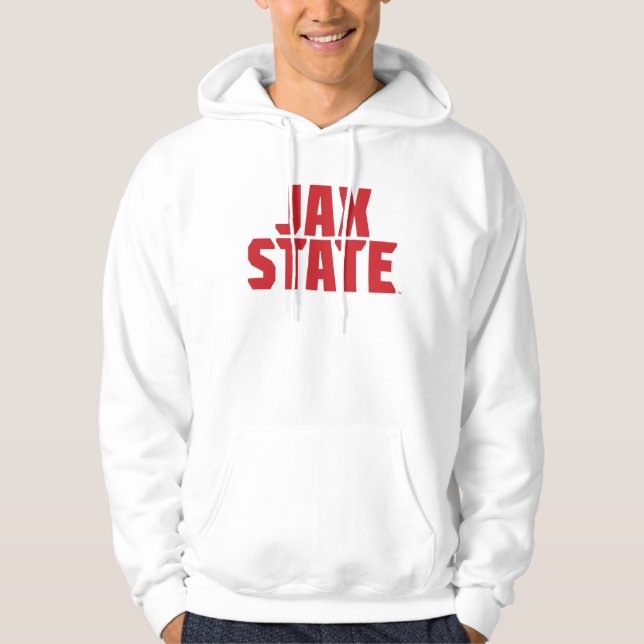 Sudadera Universidad Estatal de Jacksonville JAX STATE Rojo (Anverso)
