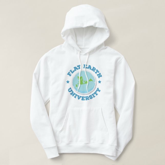 Sudadera Universidad plana de la tierra -- Azul (Diseño del anverso)