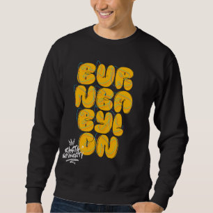 Sudadera Universidad Rasta quema Regga estilo graffiti de B
