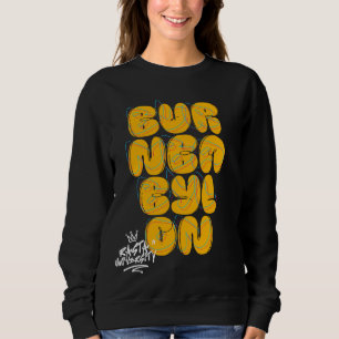 Sudadera Universidad Rasta quema Regga estilo graffiti de B