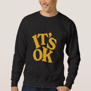 Sudadera Universidad Varsity-Oro Está bien Varsity-Oro Amar