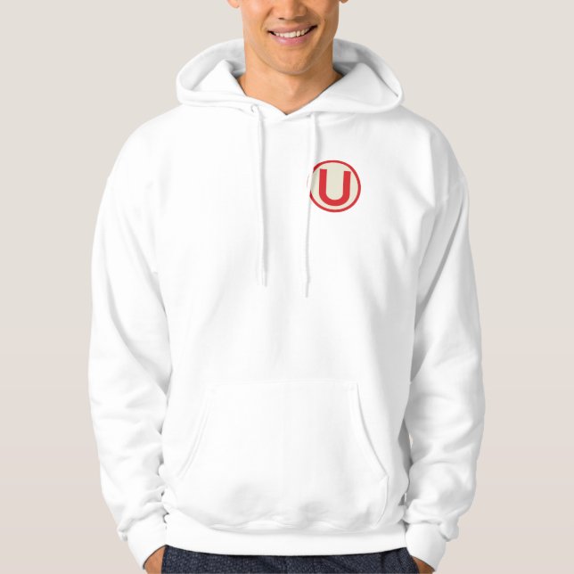 Sudadera universitario, u - modificado para requisitos (Anverso)