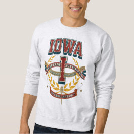 Sudadera University of Iowa varsity letter I