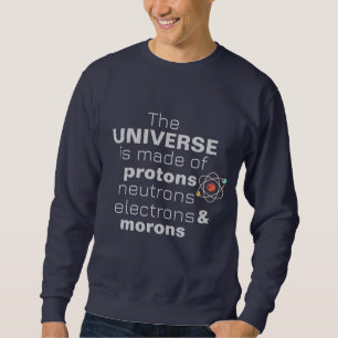 Sudadera Universo de Ciencia Divertida Protones Neutrones E