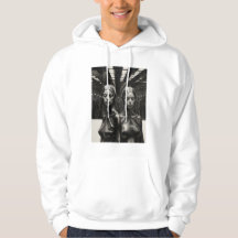 Unknown Council/Artistic Black & White Pullover