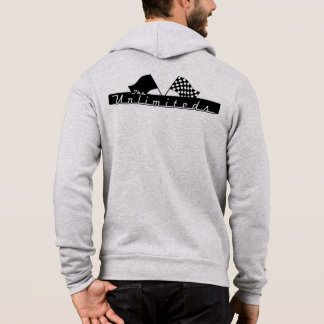 Sudadera Unlimiteds zip hoodie crossed flags