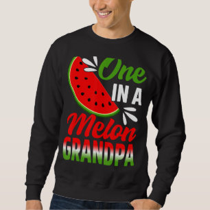 Sudadera Uno En Melón Abuelo Watermelon Familia Cumpleaños