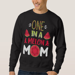 Sudadera Uno En Melón Mamá Melón Coincidiendo Con La Fiesta
