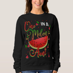 Sudadera Uno En Melón Tía Watermelon Birday Family Mat