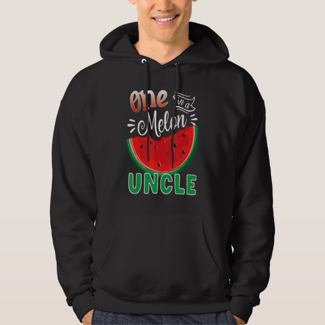 Sudadera Uno En Melón Tío Watermelon Fiesta De Cumpleaños F (Anverso)