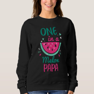Sudadera Uno En Un Melón De Melón De Papá