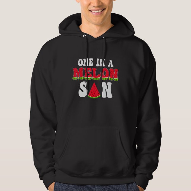 Sudadera Uno En Un Melón De Melón Son Día De Verano Coincid (Anverso)