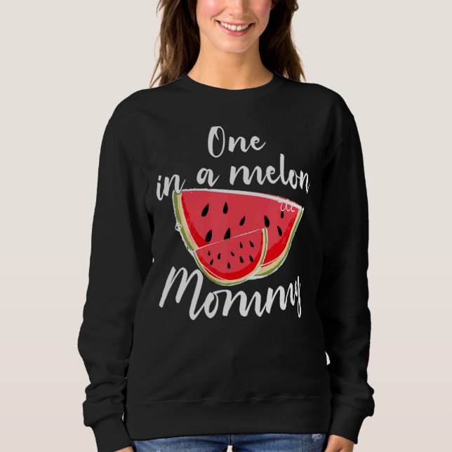 Sudadera Uno En Un Melón Mo De Vacaciones De Verano De Limó (Anverso)