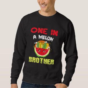 Sudadera Uno En Una Familia De Melón Hermano Melón